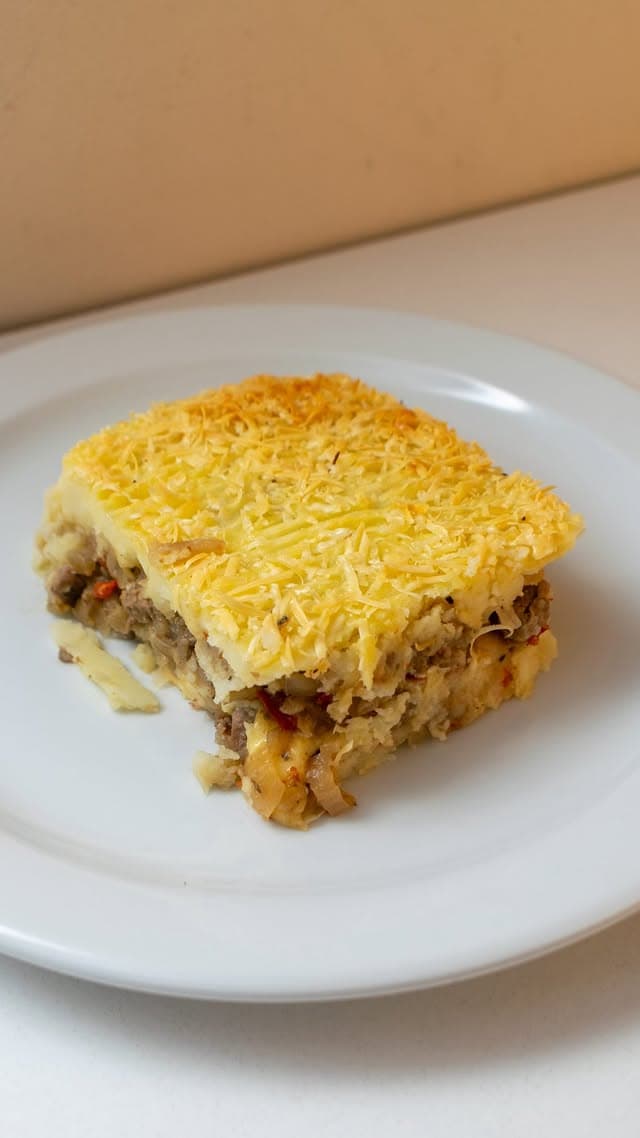 Plato pastel de papa